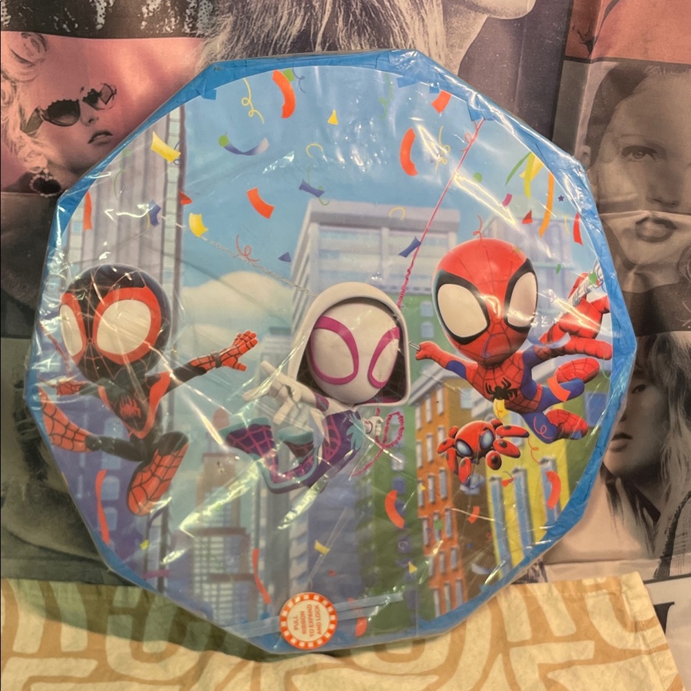 Spider-Man Themed Party piñata outdoor celebration